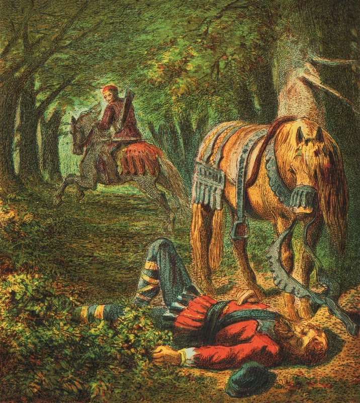 Vilhelm den Anden død af English School