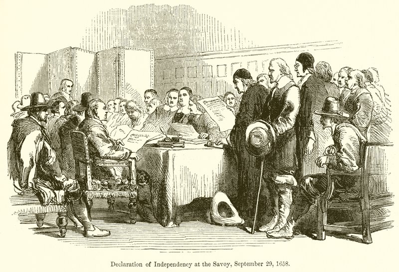 Uafhængighedserklæring på Savoyen, 29. september 1658 af English School
