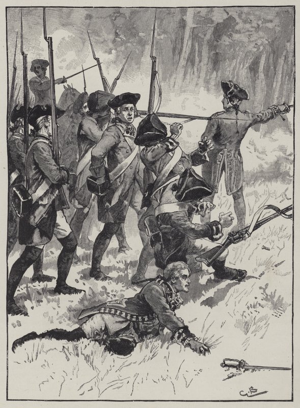General Braddocks nederlag i det indiske baghold af English School