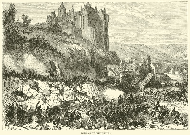 Forsvar af Chateaudun, oktober 1870 af English School