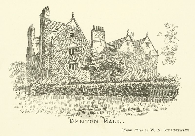 Denton Hall (gravering) af English School