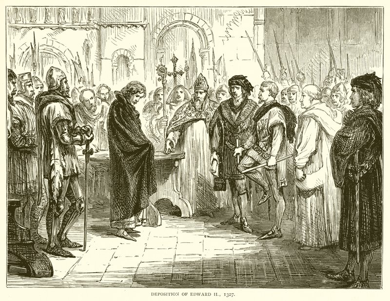 Deponering af Edward II, 1327 af English School