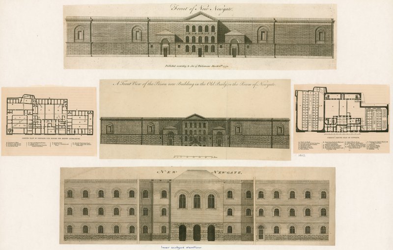 Design til Newgate fængsel af English School
