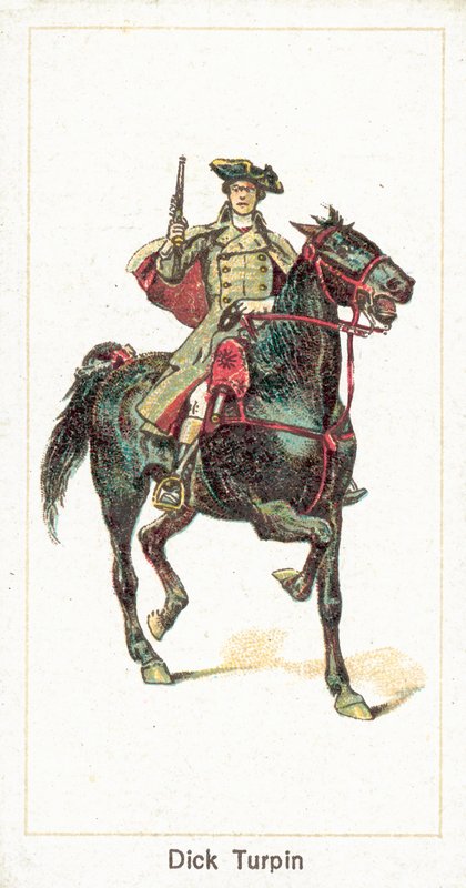 Dick Turpin (chromolitho) af English School