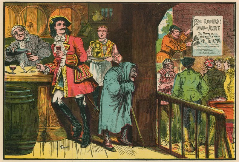 Dick Turpin: Fem hundrede pund belønning! Død eller levende! af English School