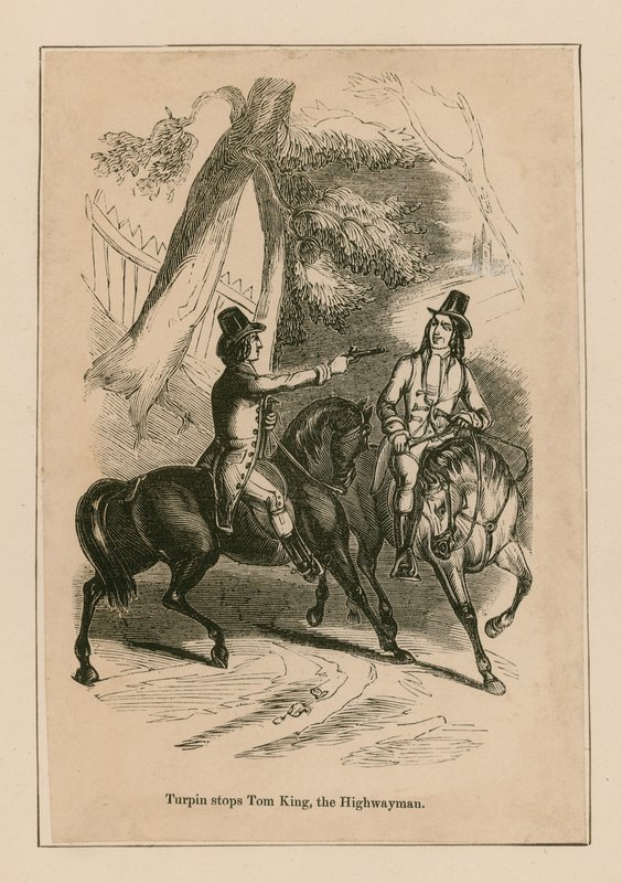 Dick Turpin stopper Tom King, motorvejsmanden af English School