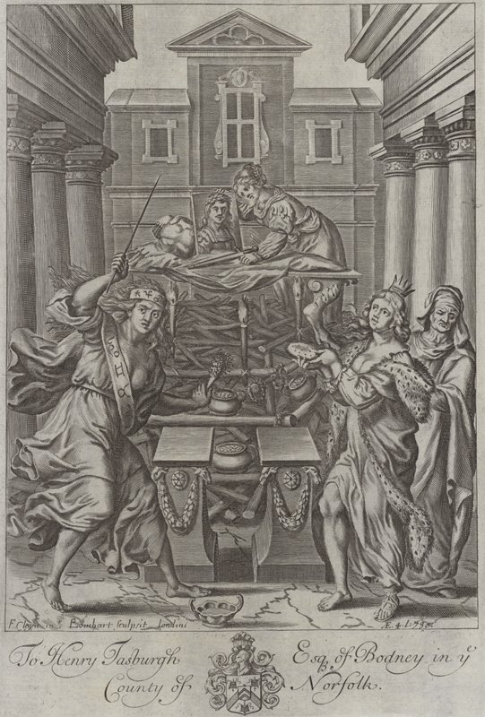 Dido bygger sit begravelsesbål af English School