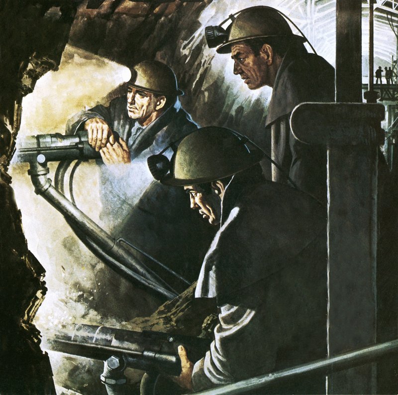 Graver en tunnel af English School