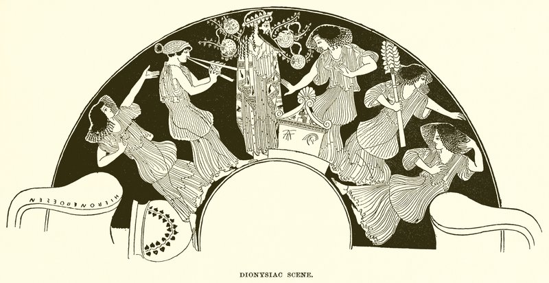 Dionysisk scene af English School