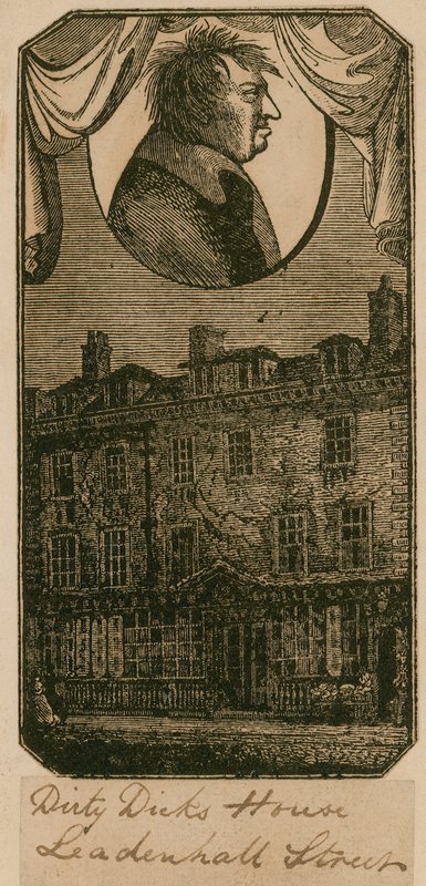 Dirty Dicks House, Leadenhall Street, London af English School