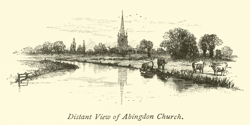 Fjernsyn over Abingdon Church af English School