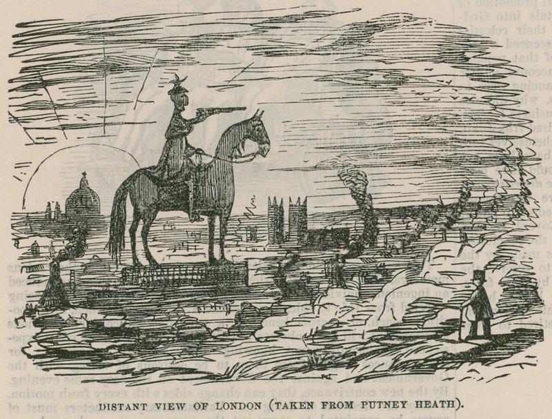 Fjernsyn over London (taget fra Putney Heath) af English School