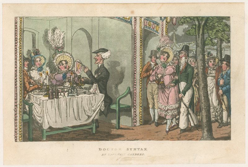 Doctor Syntax på Vauxhall Gardens af English School