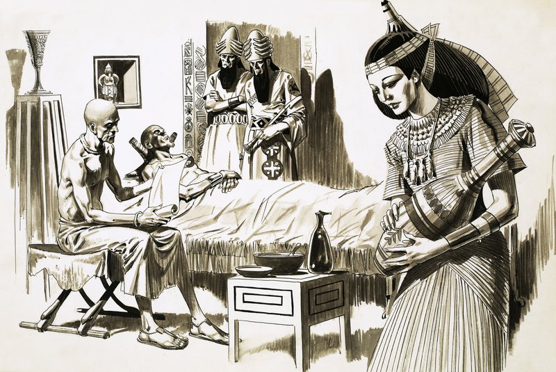 Læger i det gamle Egypten af English School