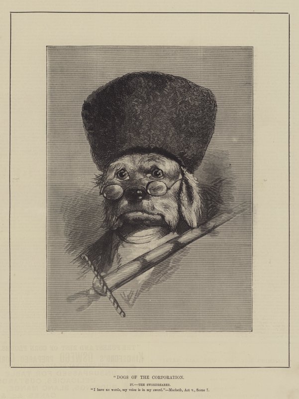 Dogs of the Corporation (gravering) af English School