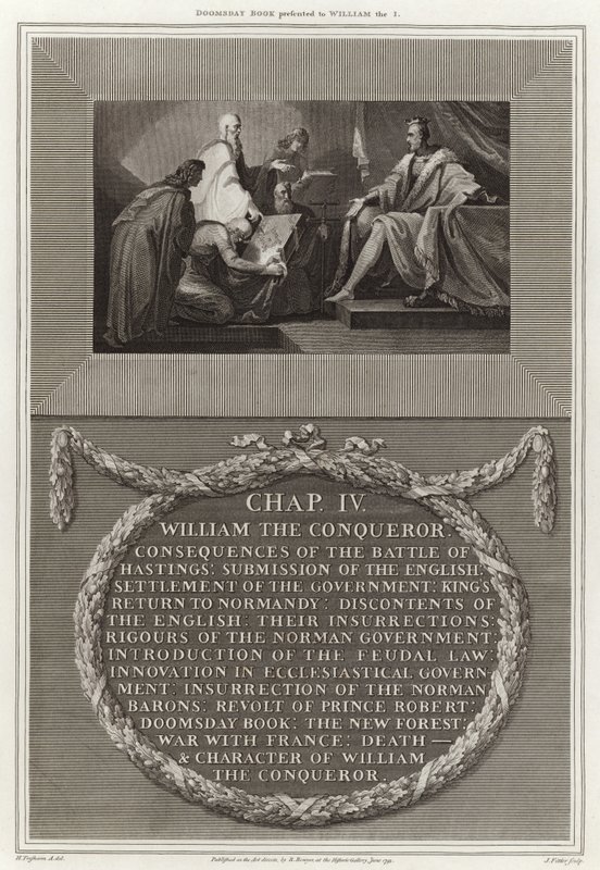 Dommedagsbog foretrukket til William the I af English School