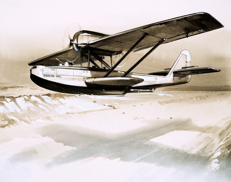 Dornier Wal, tomotoret tysk flyvebåd af English School