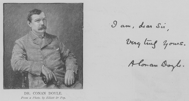 Dr. Conan Doyle (gravering) af English School