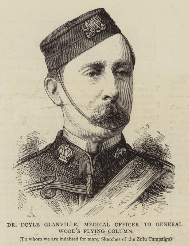 Dr. Doyle Glanville, læge ved general Woods flyvende kolonne (gravering) af English School