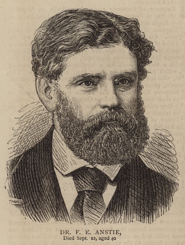 Dr F E Anstie (gravering) af English School