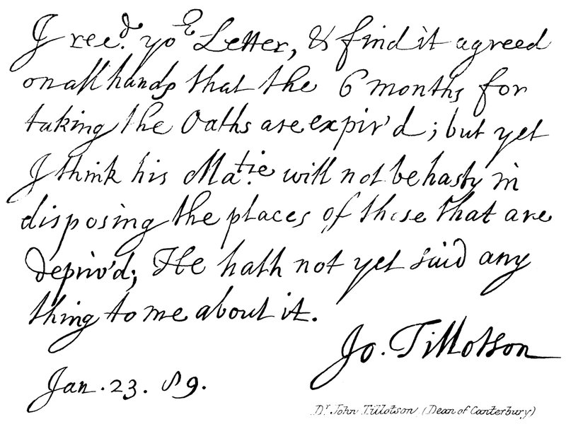 Dr. John Tillotson, (dekan af Canterbury) af English School