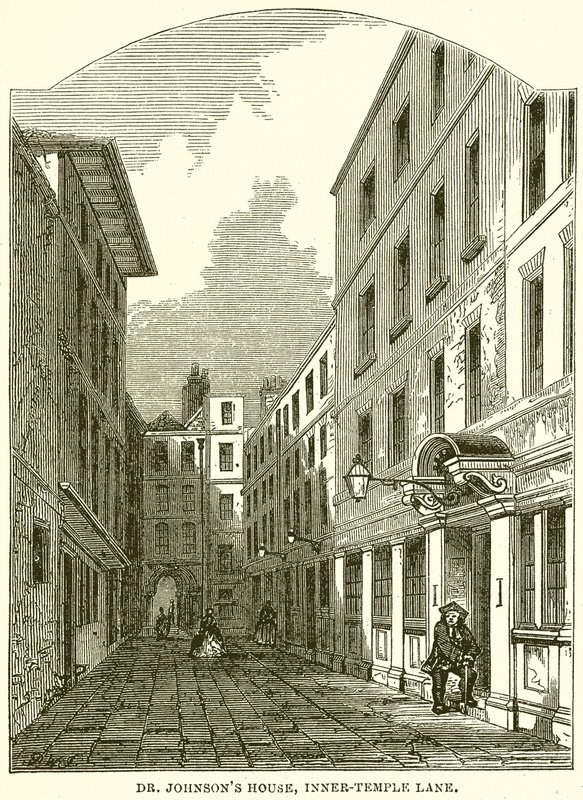 Dr. Johnsons House, Inner-Temple Lane af English School