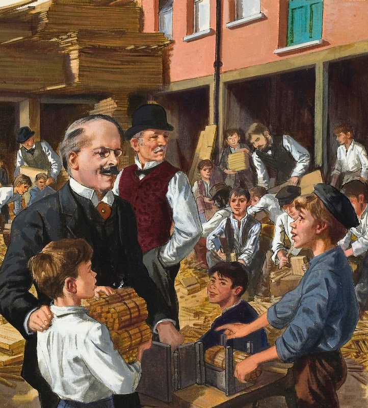 Dr. Thomas John Barnardo (1845-1905) (gouache på papir) af English School