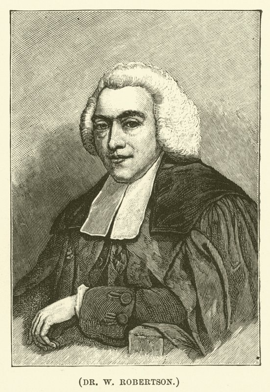 Dr. W Robertson (gravering) af English School