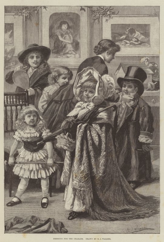 Dressing for the Charade (gravering) af English School