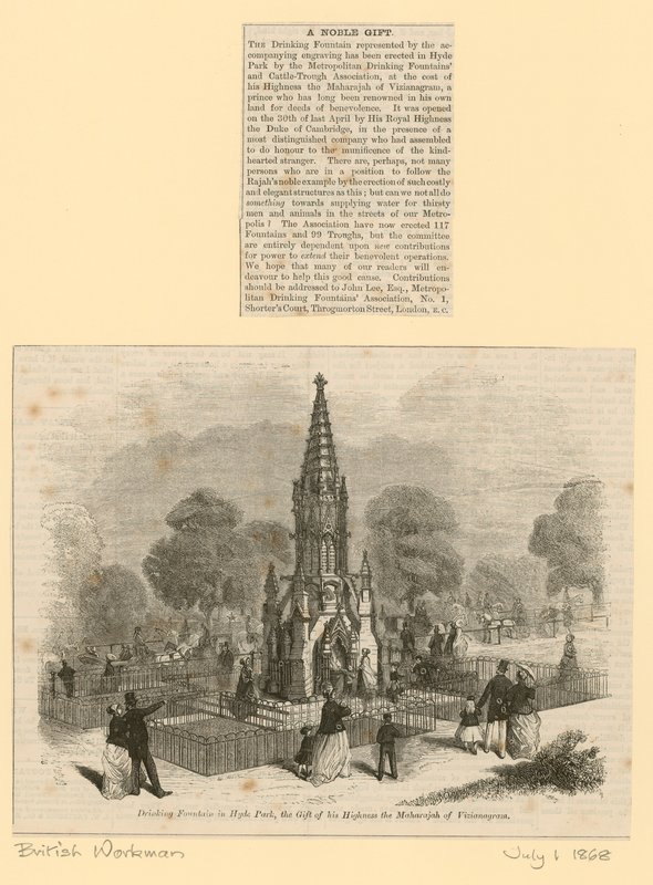 Drikkefontæne i Hyde Park af English School