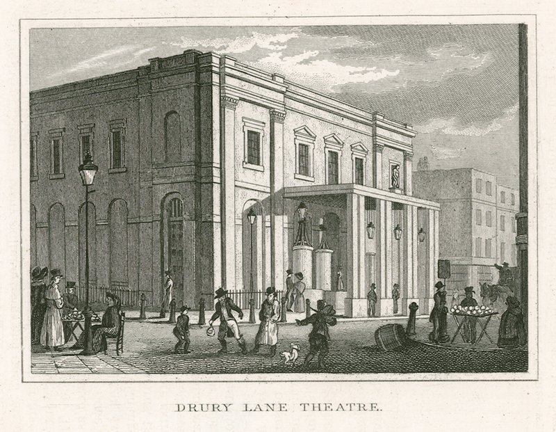Drury Lane Theatre, London af English School