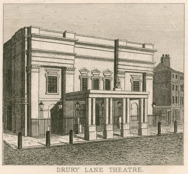Drury Lane Theatre, London af English School