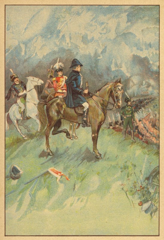 Hertug af Wellington i slaget ved Waterloo af English School
