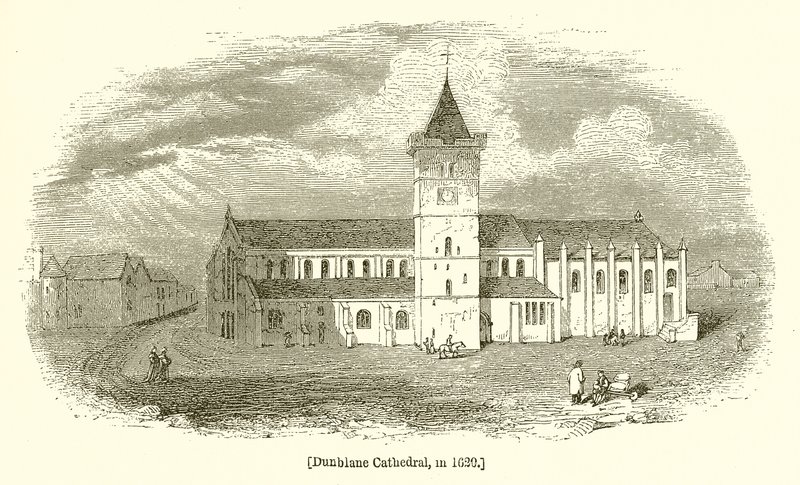 Dunblane Cathedral, i 1620 af English School