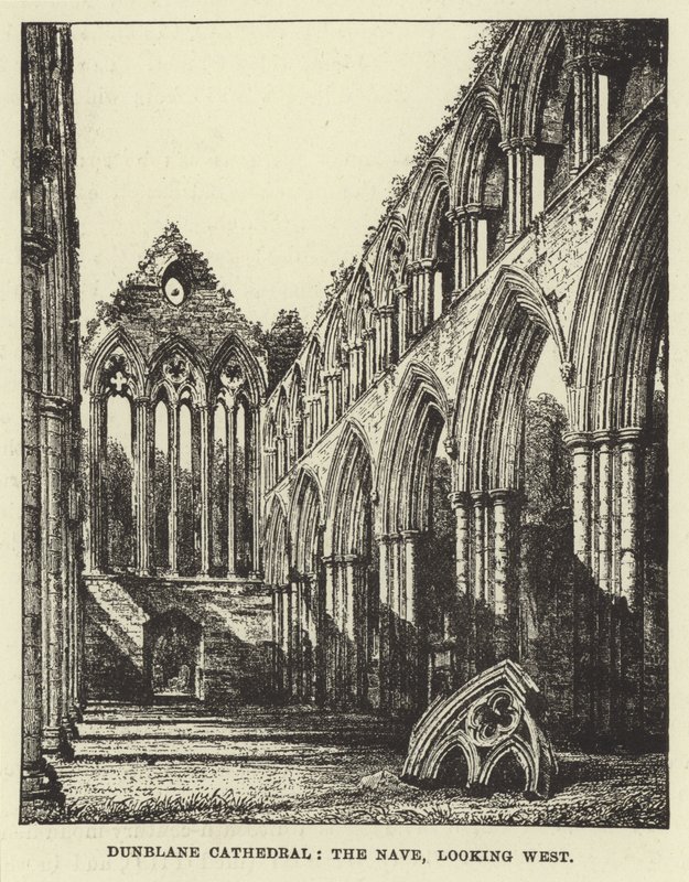 Dunblane Cathedral, Nave, ser mod vest af English School