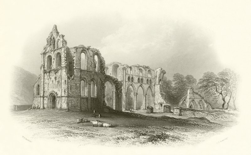 Dundrennan Abbey af English School