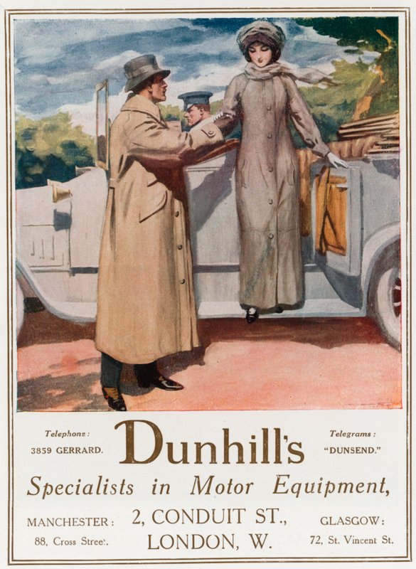 Dunhills, specialister i motorudstyr, 2 Conduit Street af English School