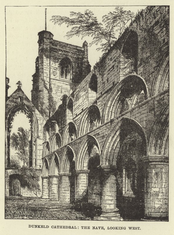 Dunkeld Cathedral, Skibet, der ser mod vest af English School