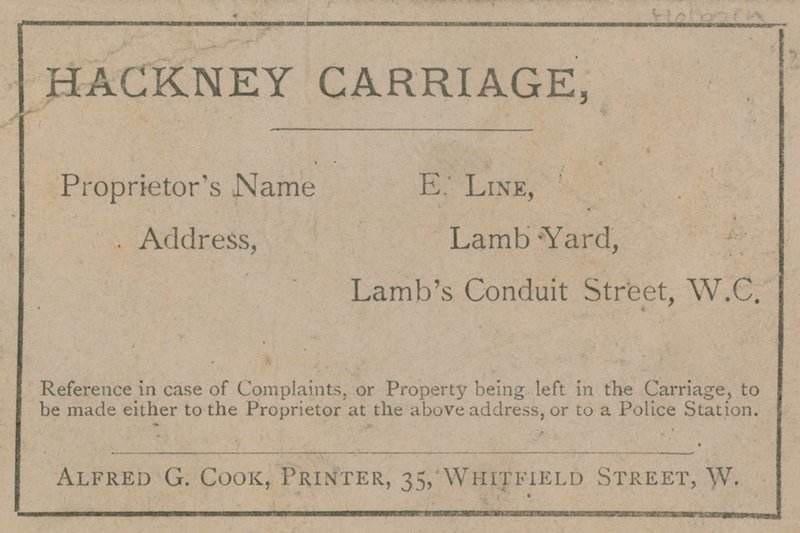 E Line Hackney Vogn af English School