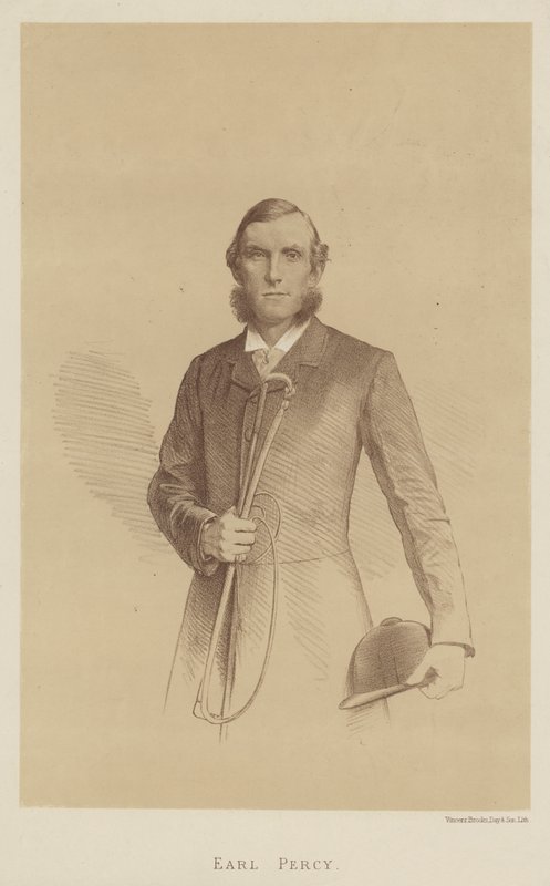 Jarl Percy, hertug af Northumberland (litho) af English School