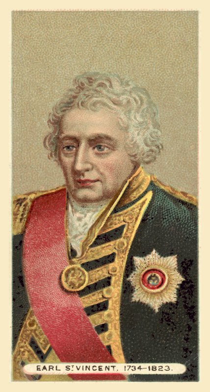 Earl St Vincent, 1734-1823 af English School