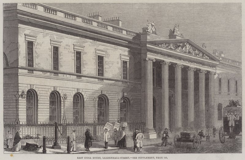East India House, Leadenhall-Street (gravering) af English School