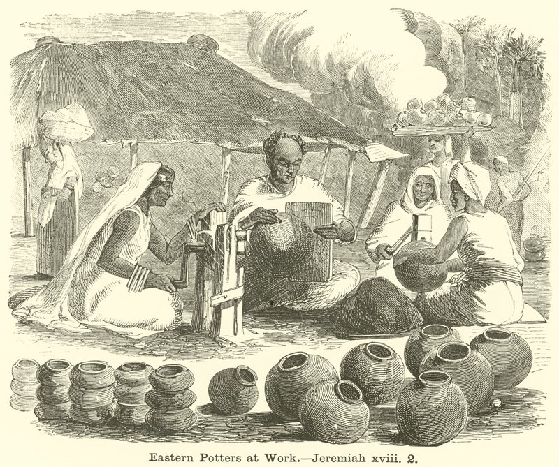 Eastern Potters at Work, Jeremiah, xviii, 2 af English School