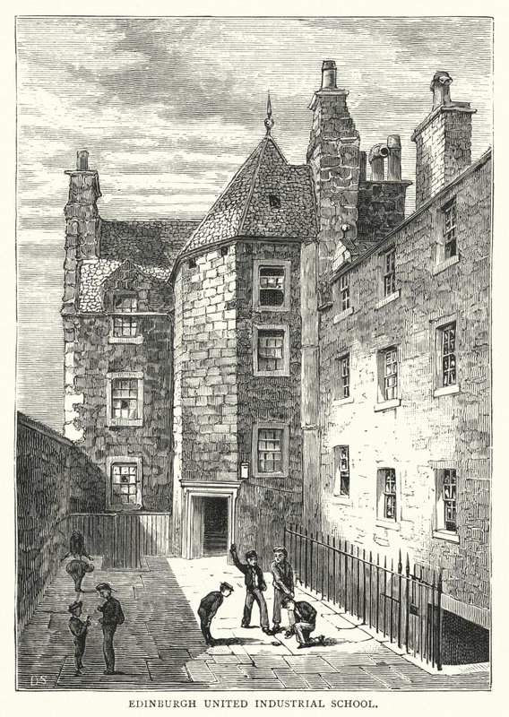 Edinburgh United Industrial School (gravering) af English School