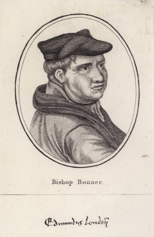 Edmund Bonner, engelsk præst og biskop af London, der forfulgte protestanter under Maria I