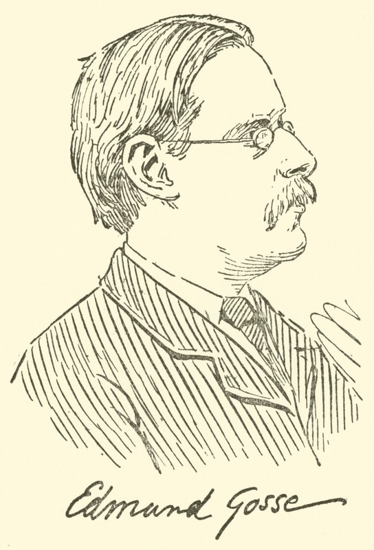 Edmund Gosse (kobberstik) af English School