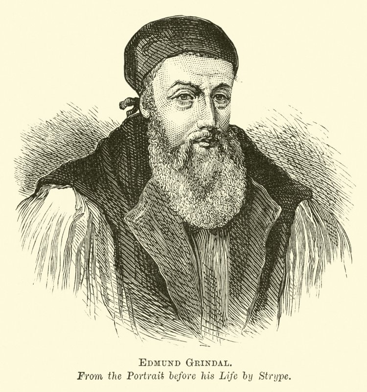 Edmund Grindal  af English School