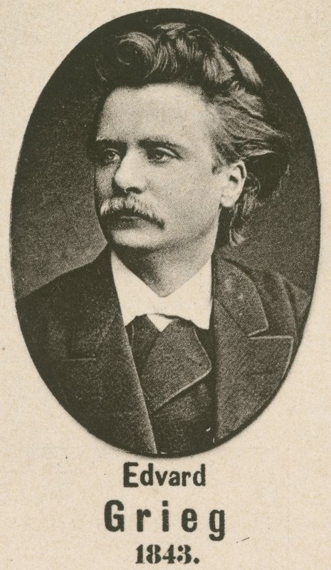 Edvard Grieg (gravure) af English School