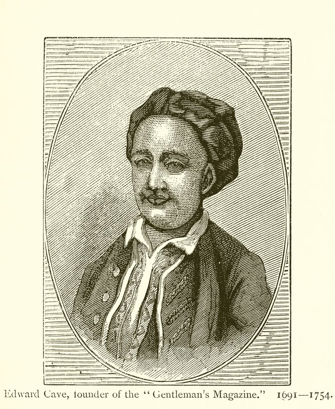 Edward Cave, grundlægger af Gentlemans Magazine af English School