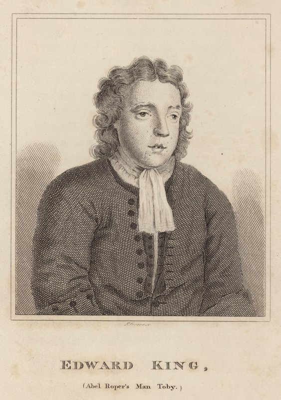 Edward King, Abel Ropers Man Toby af English School